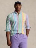 Polo Ralph Lauren Big & Tall Striped Oxford Shirt, Multi, Multi