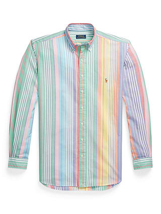 Polo Ralph Lauren Big & Tall Striped Oxford Shirt, Multi