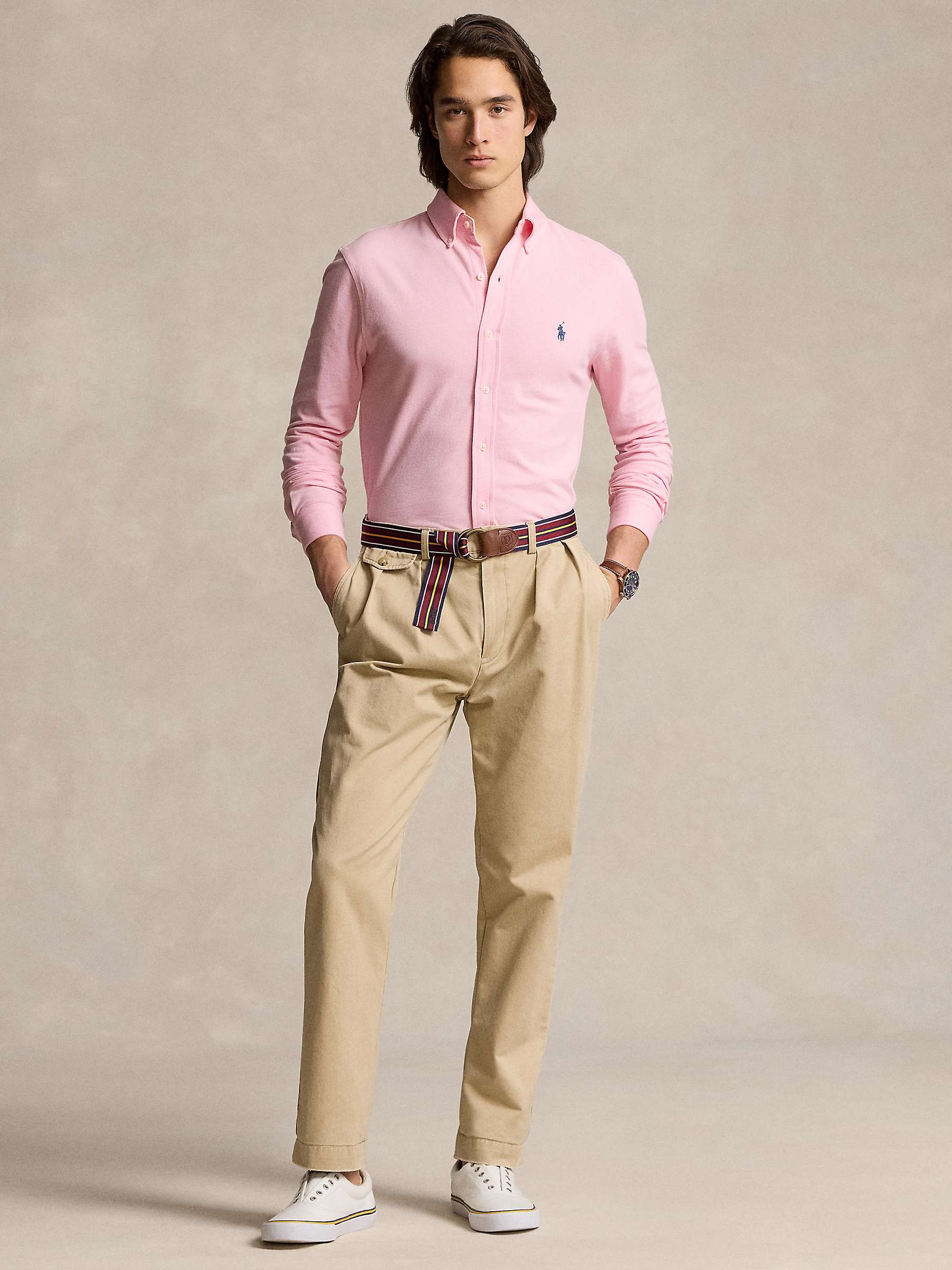 Buy Polo Ralph Lauren Mesh Long Sleeve Shirt Online at johnlewis.com