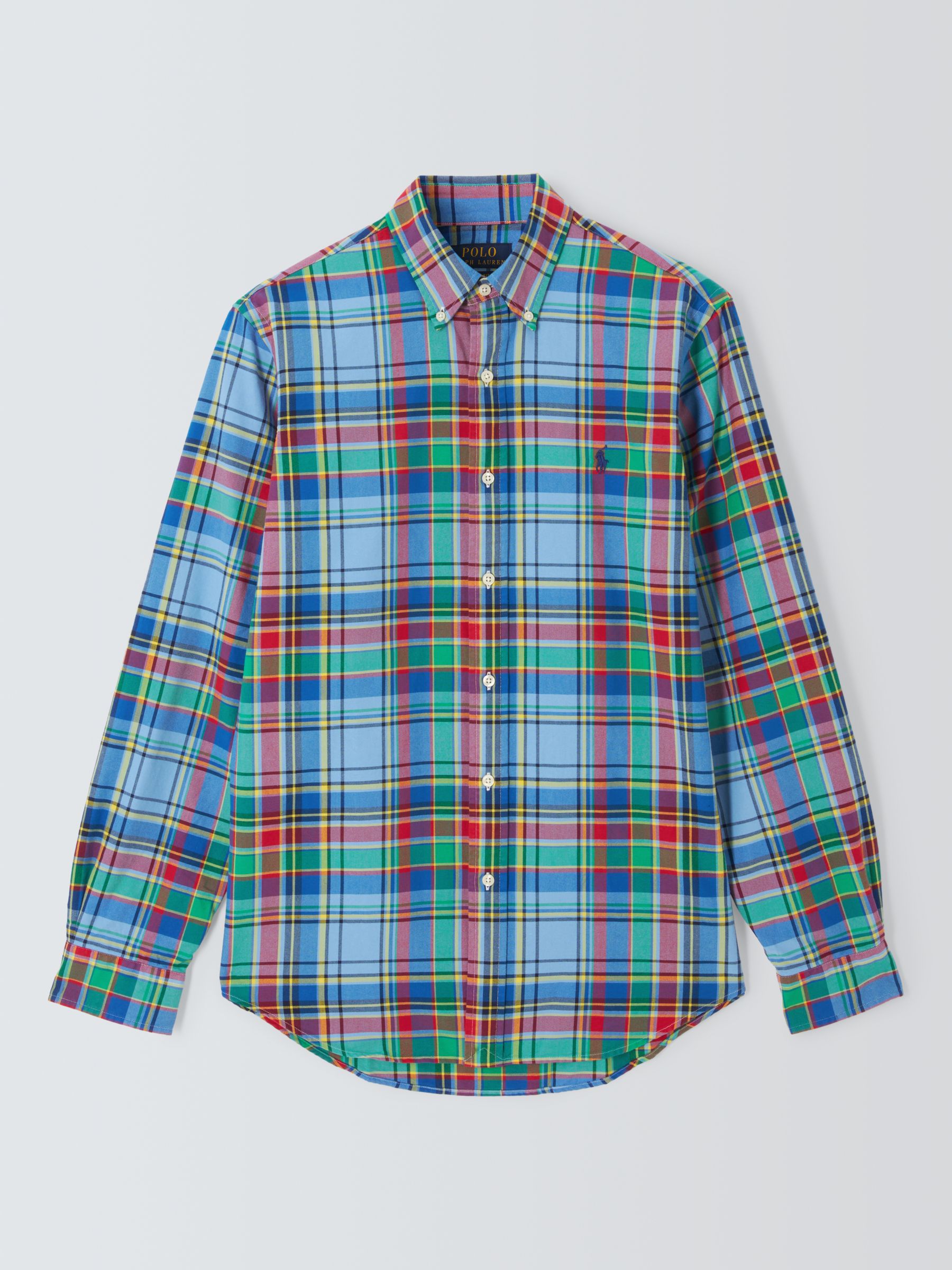 Buy Ralph Lauren Long Sleeve Check Shirt, Multi Online at johnlewis.com