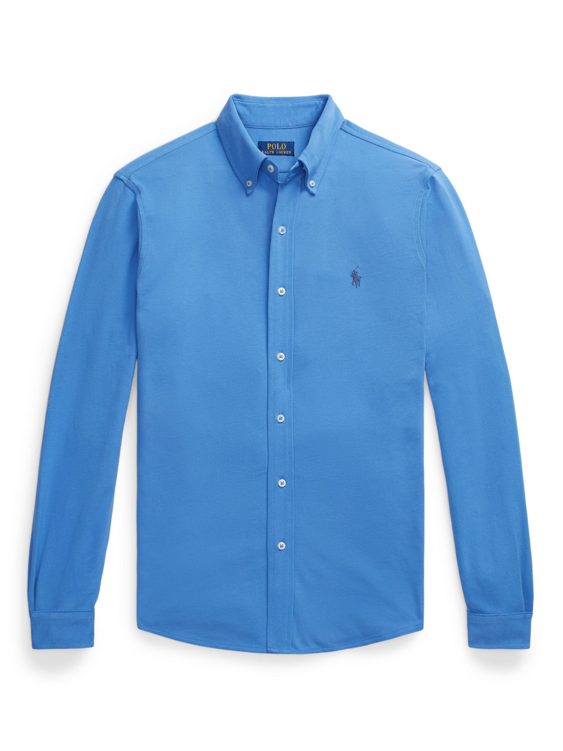 Ralph Lauren Mesh Long Sleeve Shirt, Blue, S