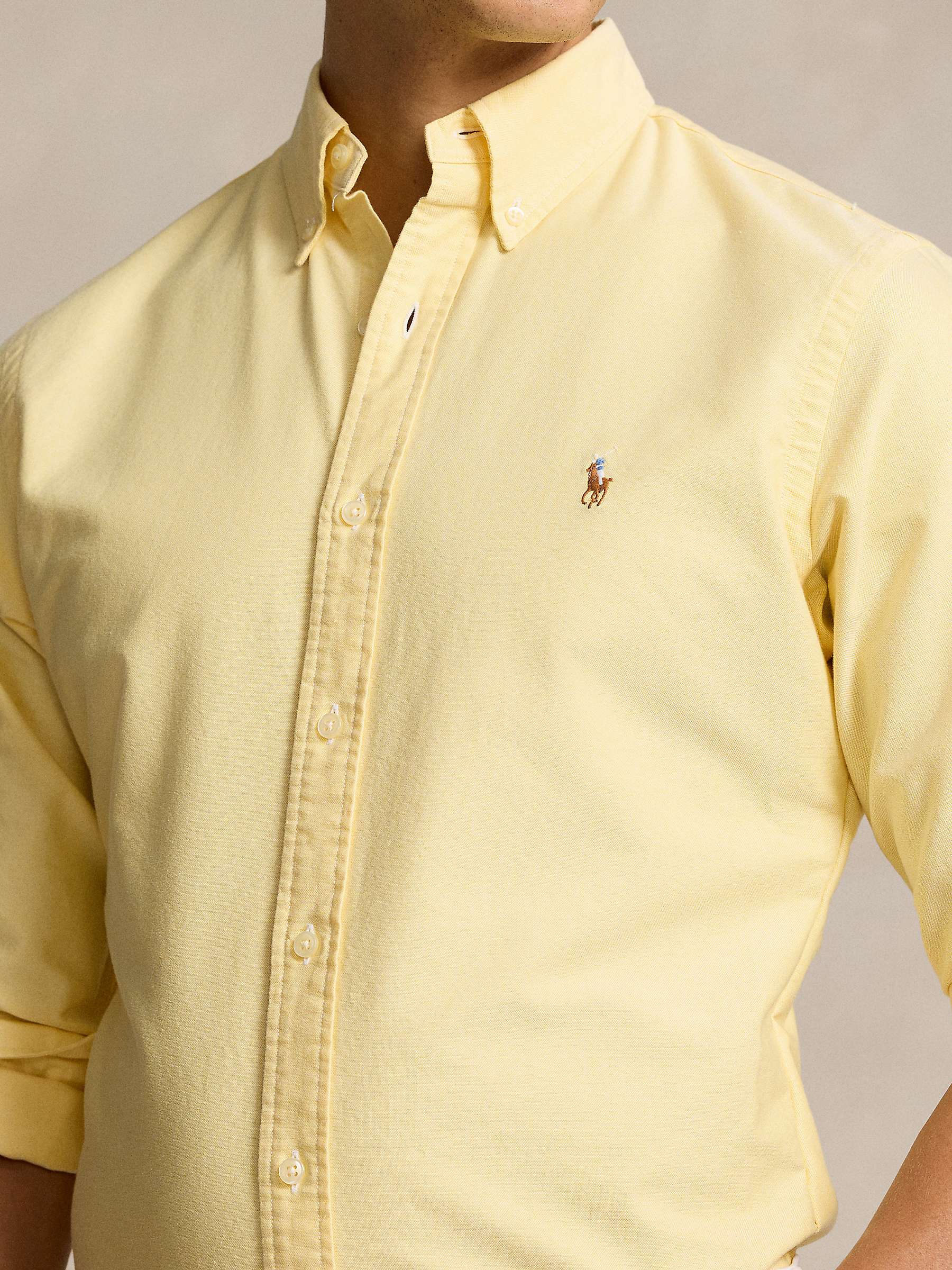 Buy Polo Ralph Lauren Long Sleeve Custom Fit Oxford Shirt Online at johnlewis.com