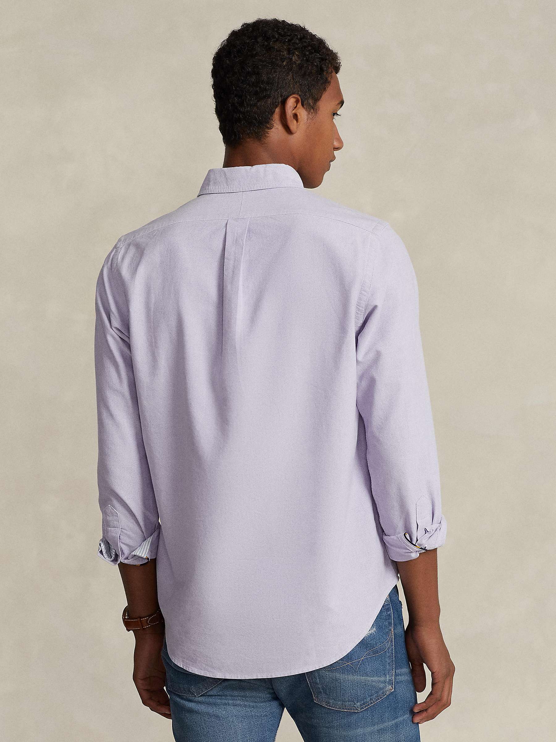 Buy Ralph Lauren Custom Classic Fit Oxford Shirt, Thistle Online at johnlewis.com
