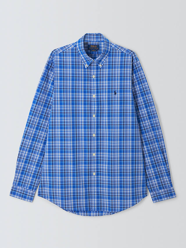 Ralph Lauren Long Sleeve Check Shirt, Blue/Multi