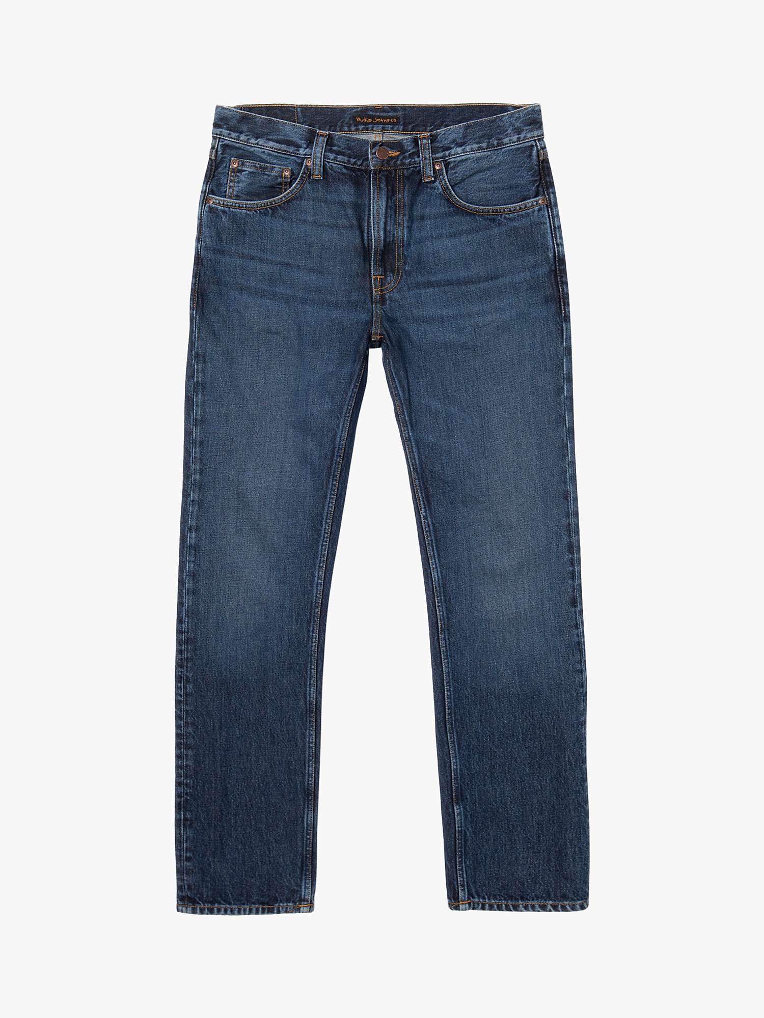 Buy Nudie Jeans Gritty Jackson Organic Cotton Regular Fit Jeans Online at johnlewis.com