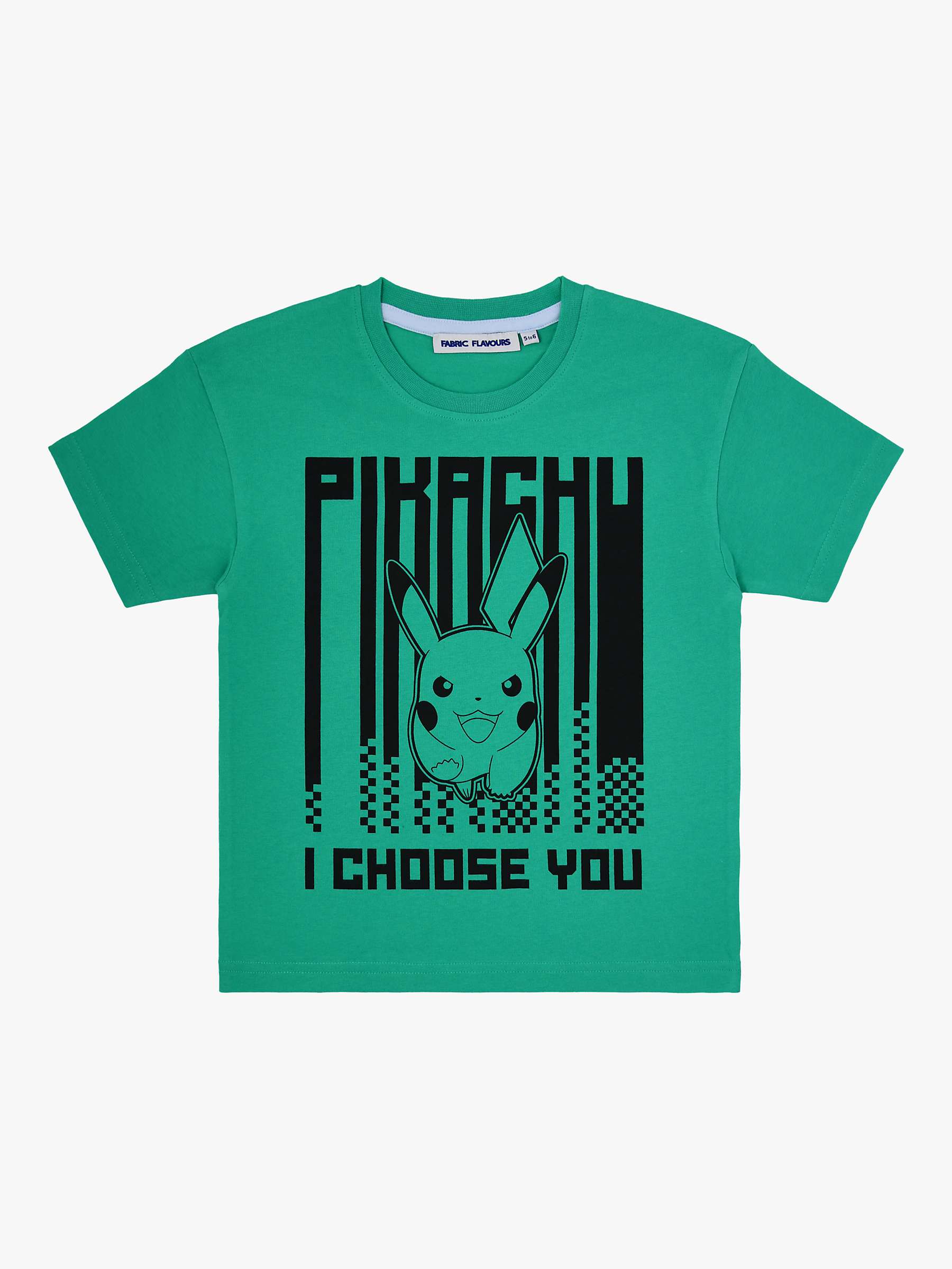 Buy Fabric Flavours Kids' Pokemon Sweatshirt & Oversized T-Shirt, Multi Online at johnlewis.com