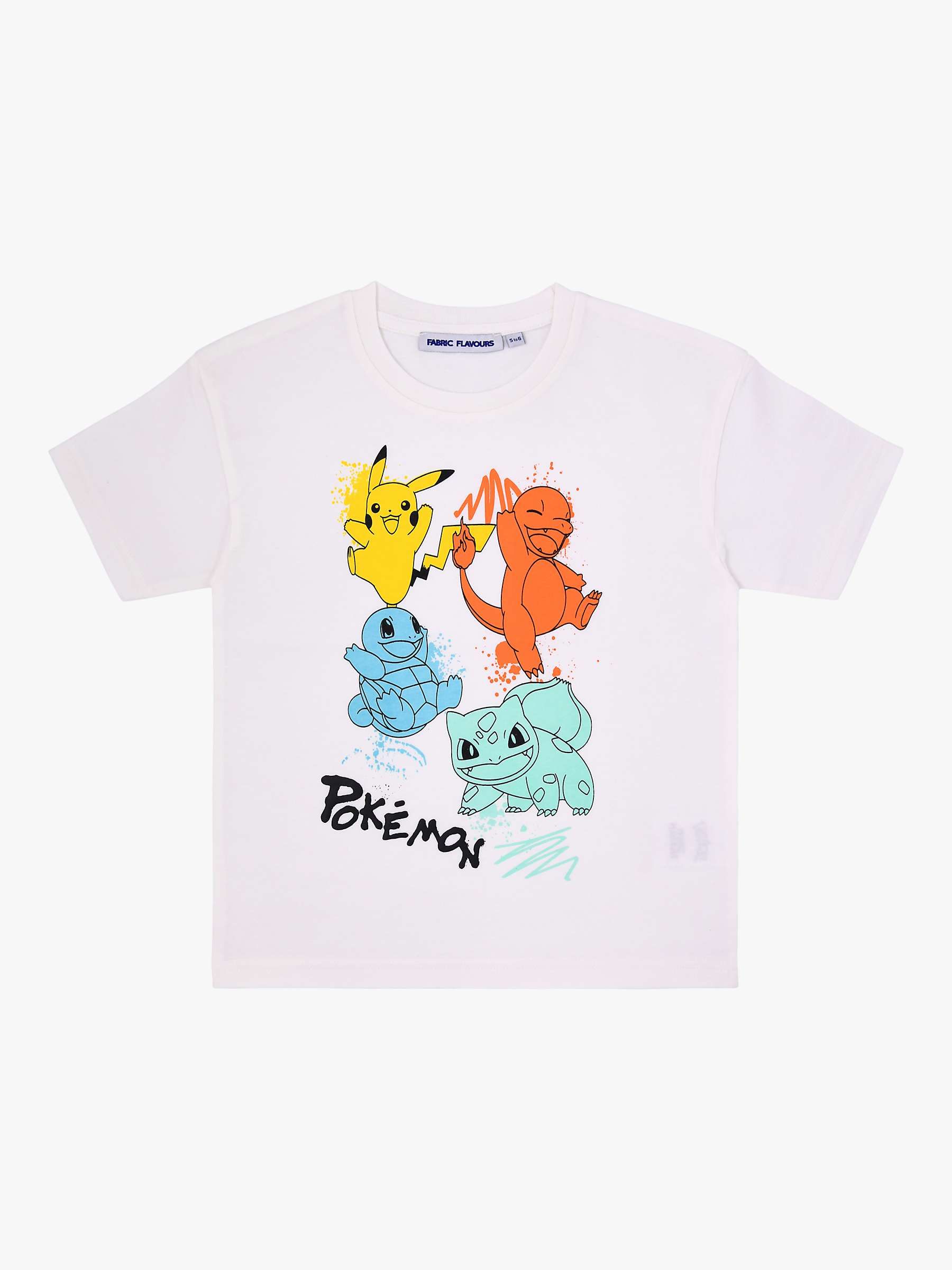 Buy Fabric Flavours Kids' Pokémon Sweatshirt & Oversized T-Shirt Set, Multi Online at johnlewis.com