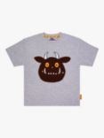 Fabric Flavours Kids' Gruffalo T-Shirt & Joggers Set, Grey Marl/Multi