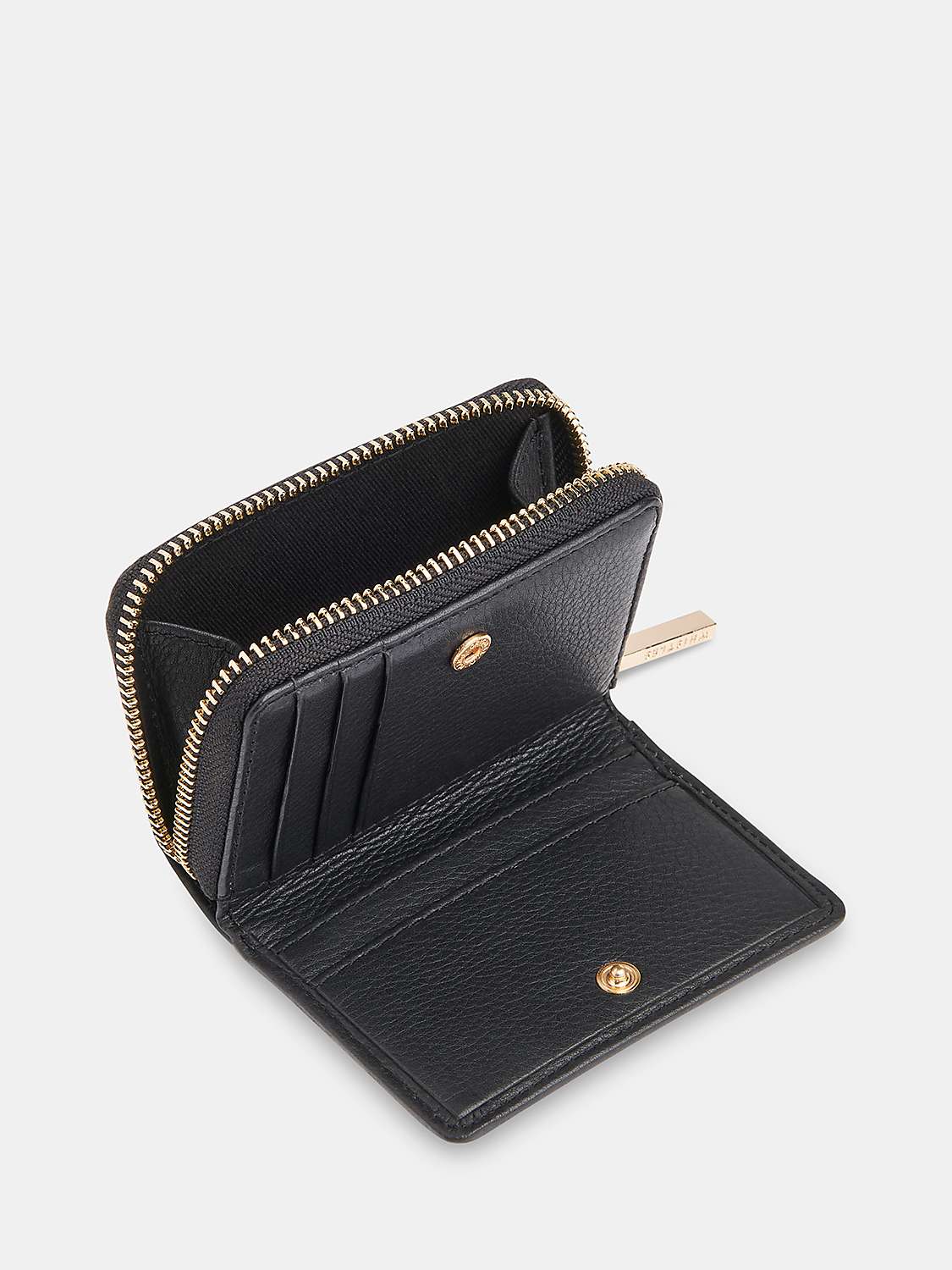 Buy Whistles Koa Compact Zip Around Leather Purse Online at johnlewis.com