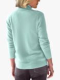 Pure Collection Cashmere Roll Neck Jumper, Duck Egg