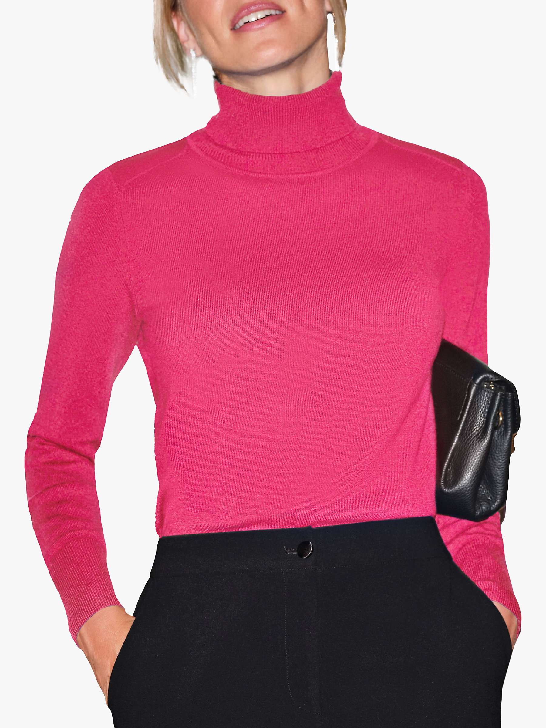 Buy Pure Collection Cashmere Roll Neck Jumper Online at johnlewis.com