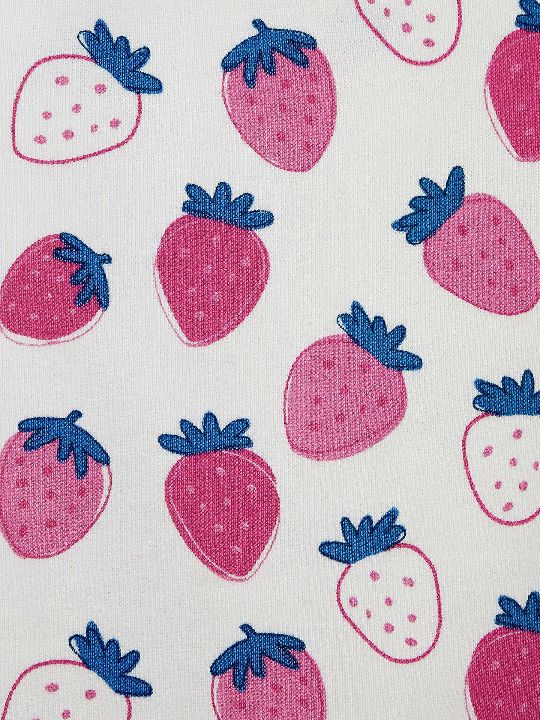 Buy JoJo Maman Bébé Baby Strawberry Print Sweatshirt, Cream/Multi Online at johnlewis.com