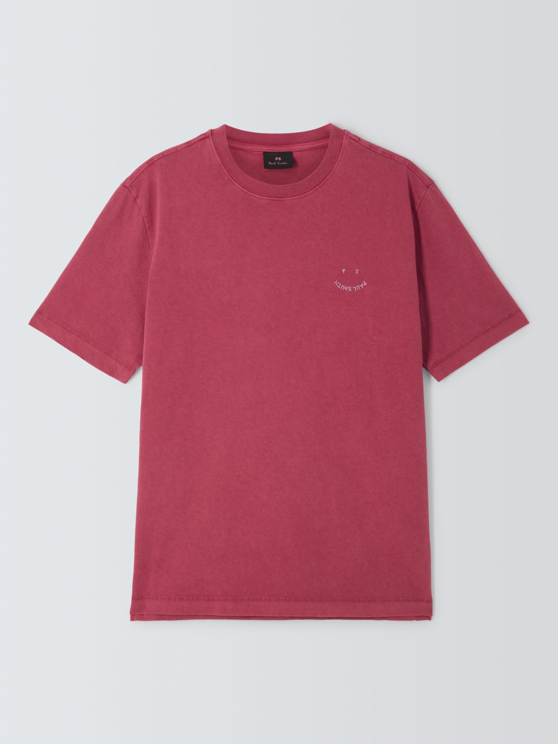 Paul Smith Short Sleeve Regular Fit T-Shirt, Pink, S