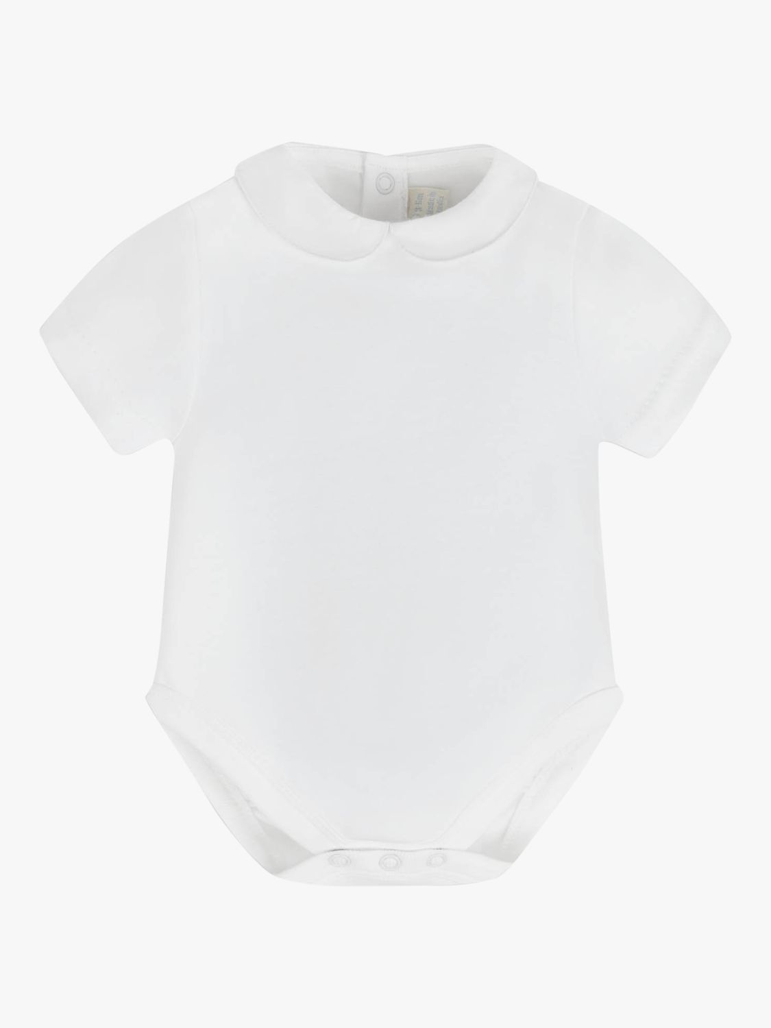 Buy JoJo Maman Bébé Baby Smocked Short Dungarees & Collar Bodysuit Set, Blue/Multi Online at johnlewis.com