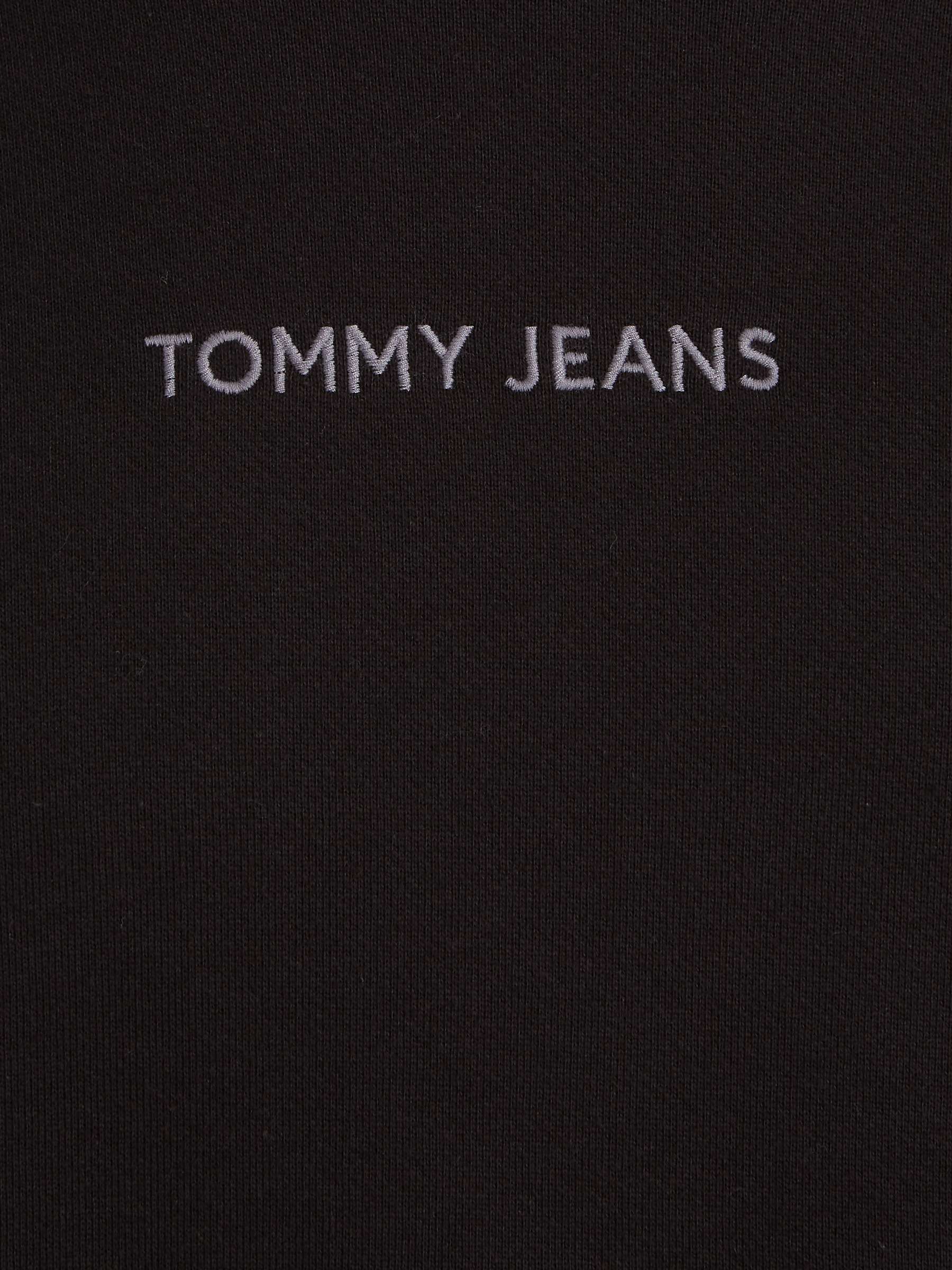 Buy Tommy Jeans Boxy Jumper, Black Online at johnlewis.com
