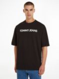 Tommy Jeans Oversized T-Shirt, Black, Black