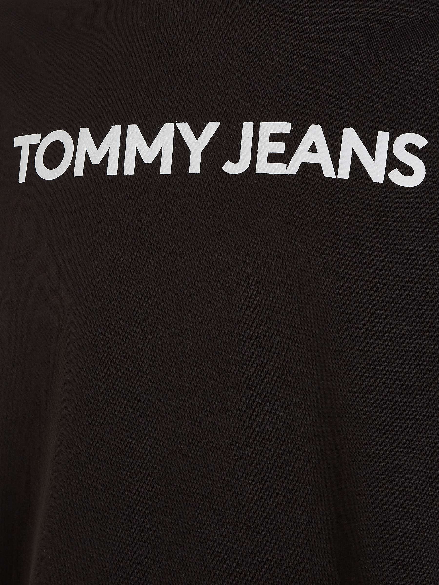 Buy Tommy Jeans Oversized T-Shirt, Black Online at johnlewis.com