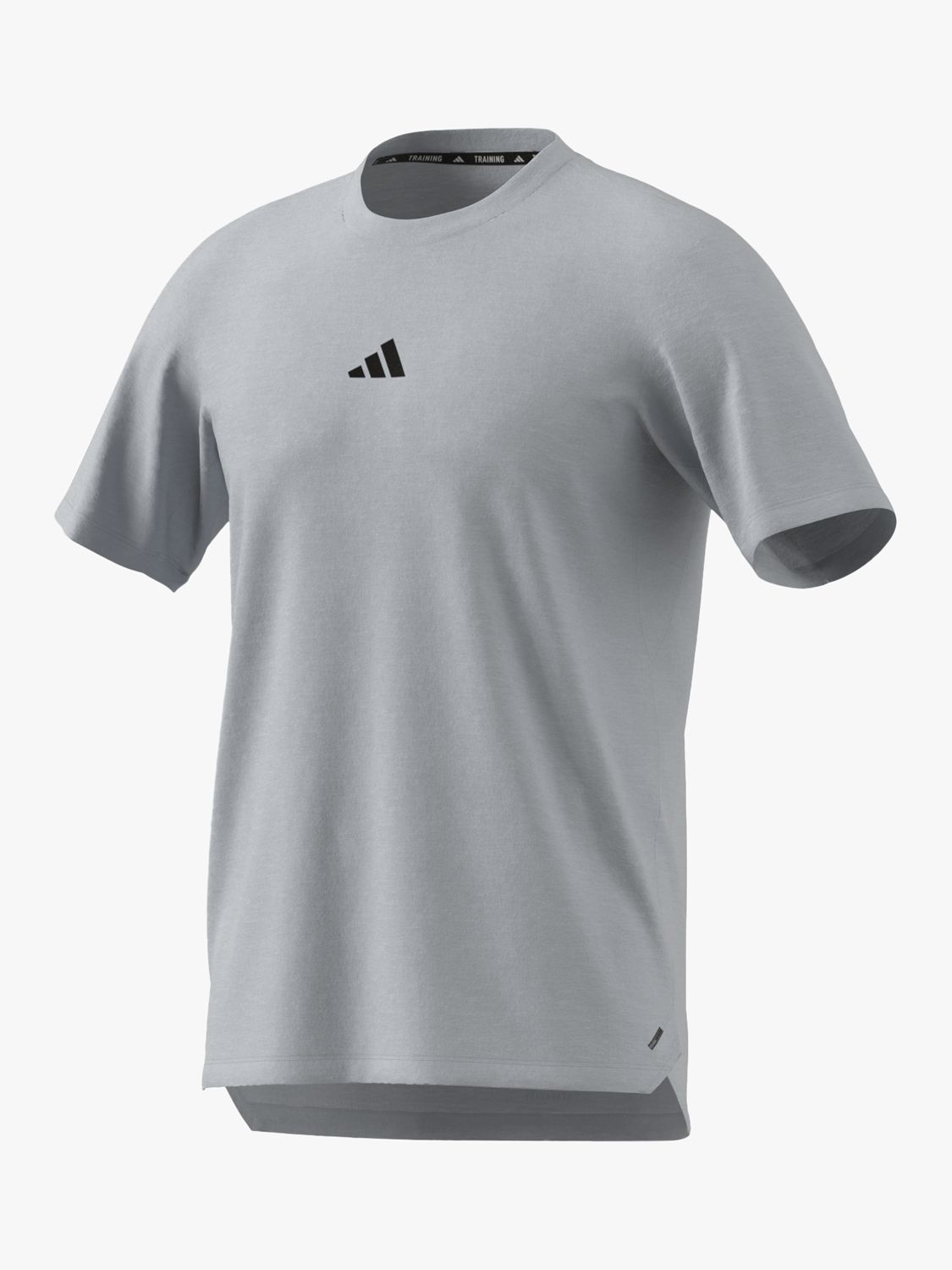 adidas Workout Logo T-Shirt, Halo Blue/Black, S