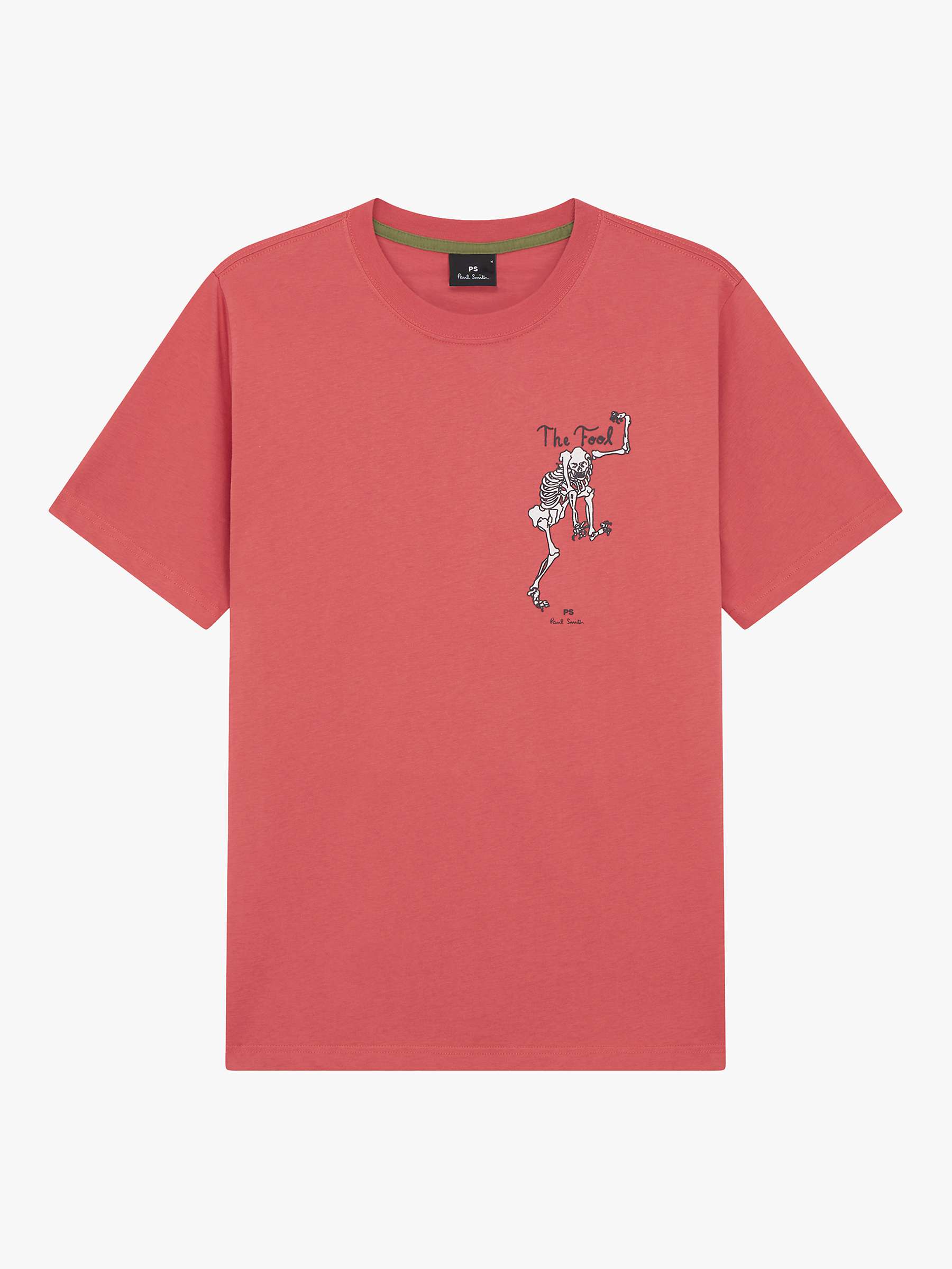 Buy Paul Smith Regular Fit T-Shirt, Pink Online at johnlewis.com