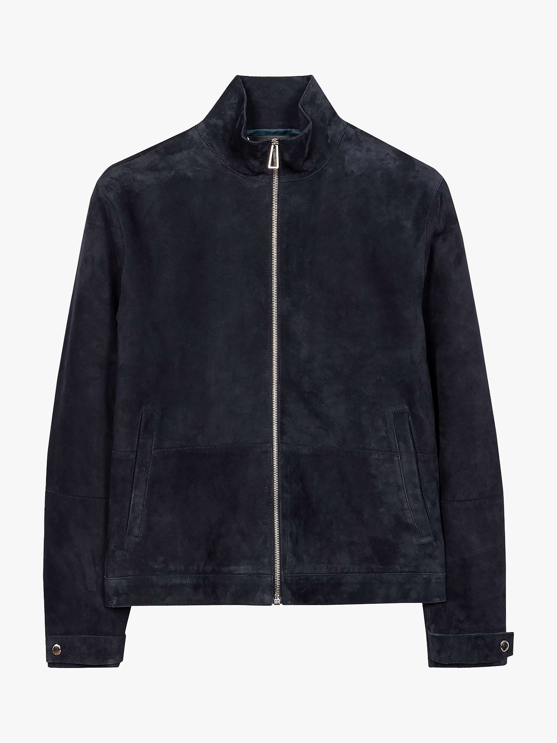 Buy Paul Smith Suede Jacket, Navy Online at johnlewis.com