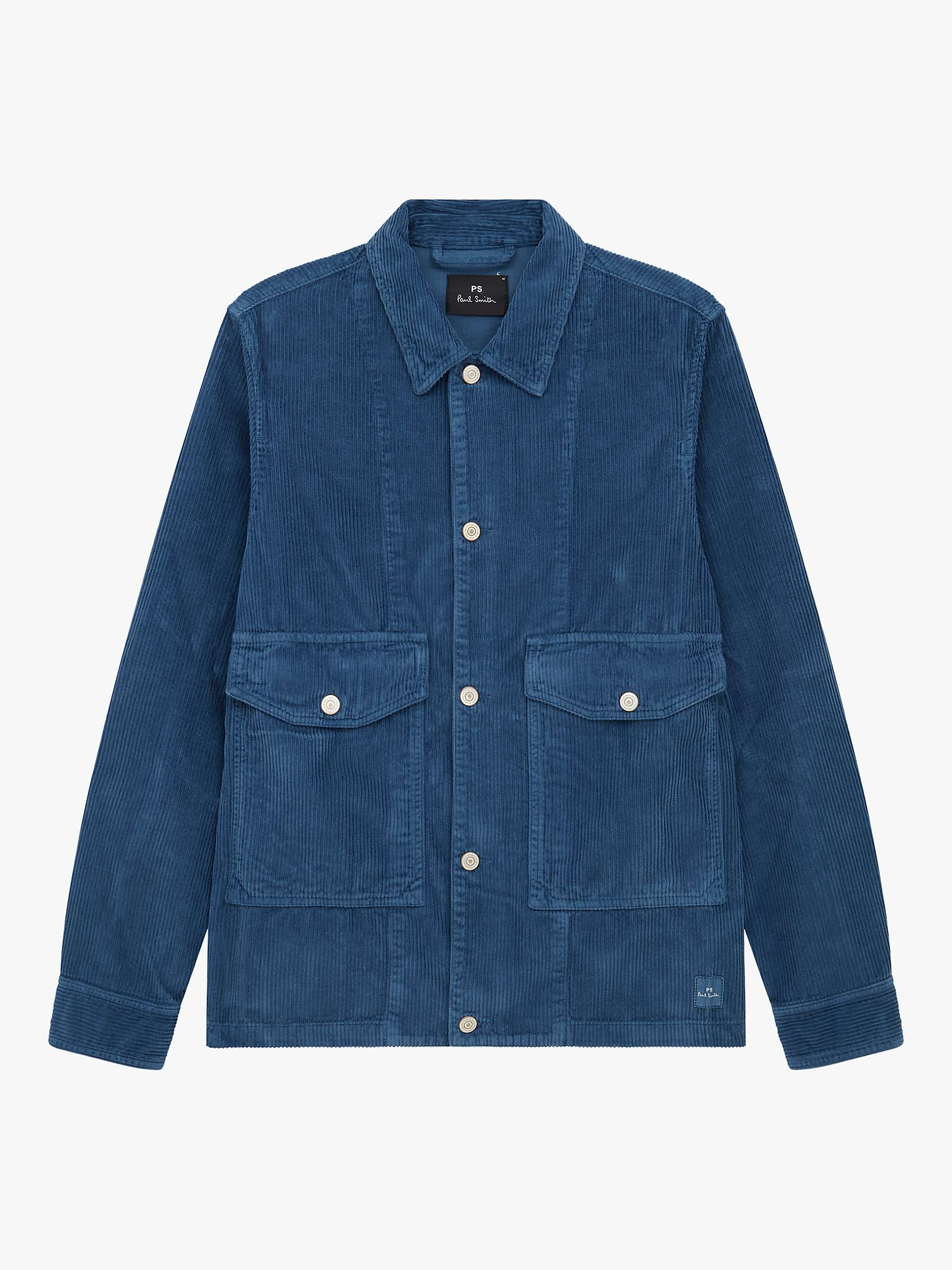 Buy Paul Smith Corduroy Shirt Jacket, Blue Online at johnlewis.com
