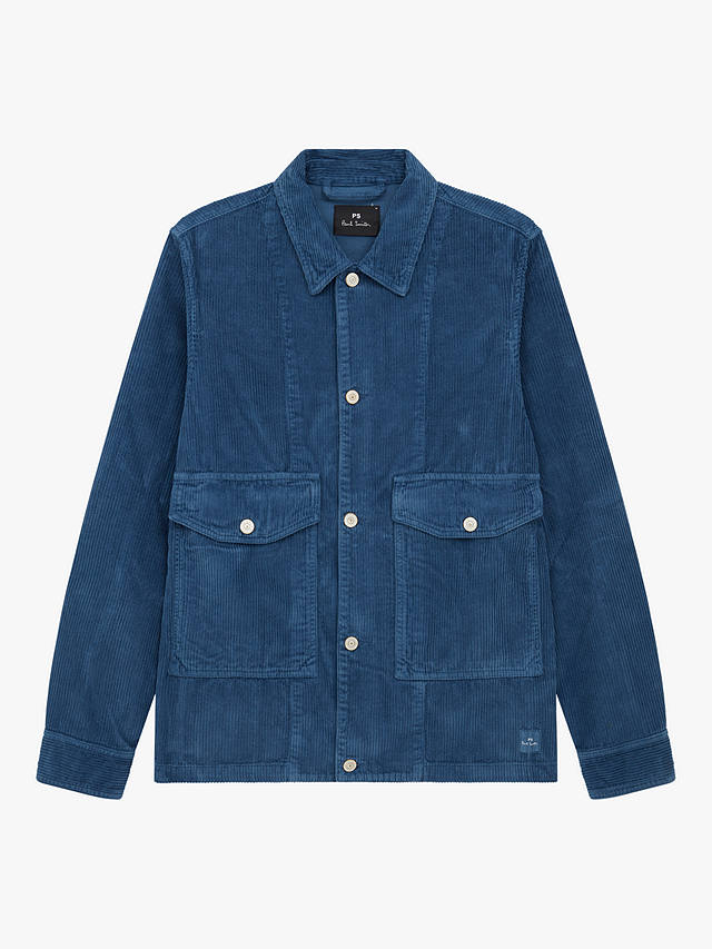 Paul Smith Corduroy Shirt Jacket, Blue