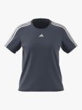 adidas Aeroready Train Essential T-Shirt, Blue/White, Blue/White