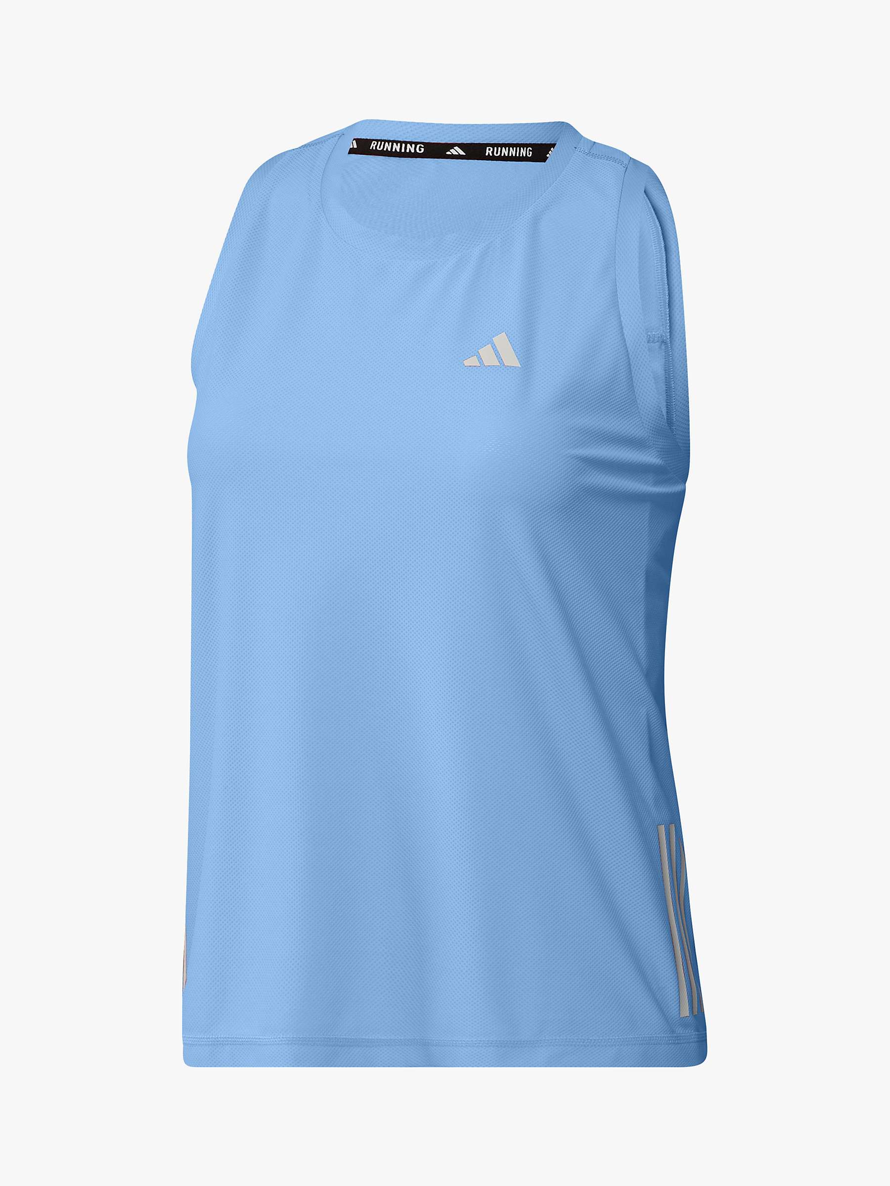 Buy adidas Own The Run Women's Tank Top, Semi Blue Burst Online at johnlewis.com