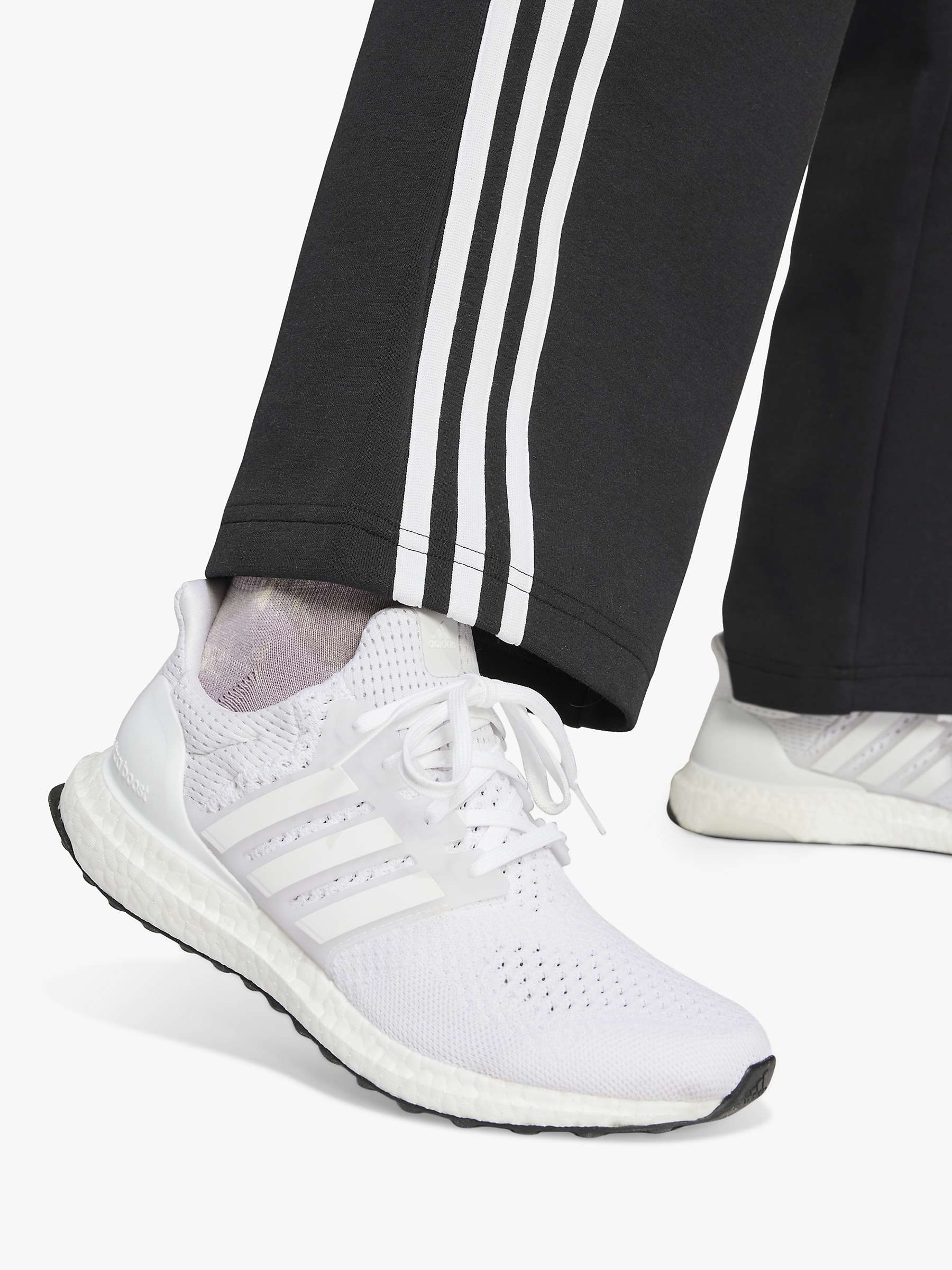 Buy adidas Future Icons 3-Stripes Joggers, Black Online at johnlewis.com