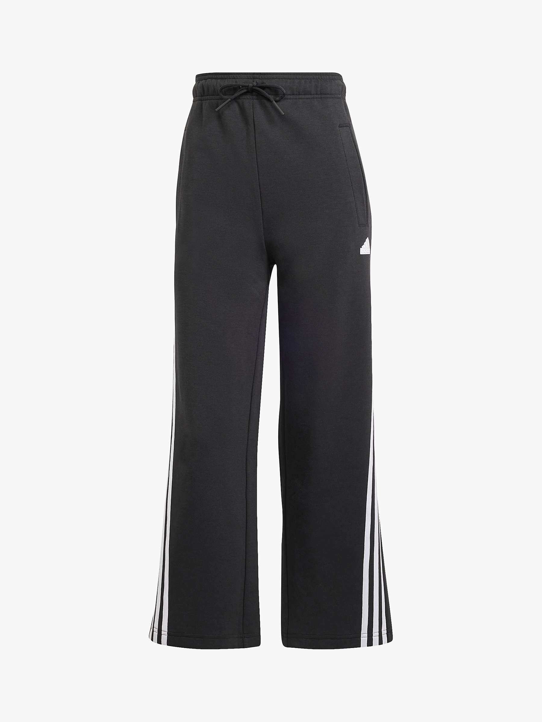 Buy adidas Future Icons 3-Stripes Joggers, Black Online at johnlewis.com
