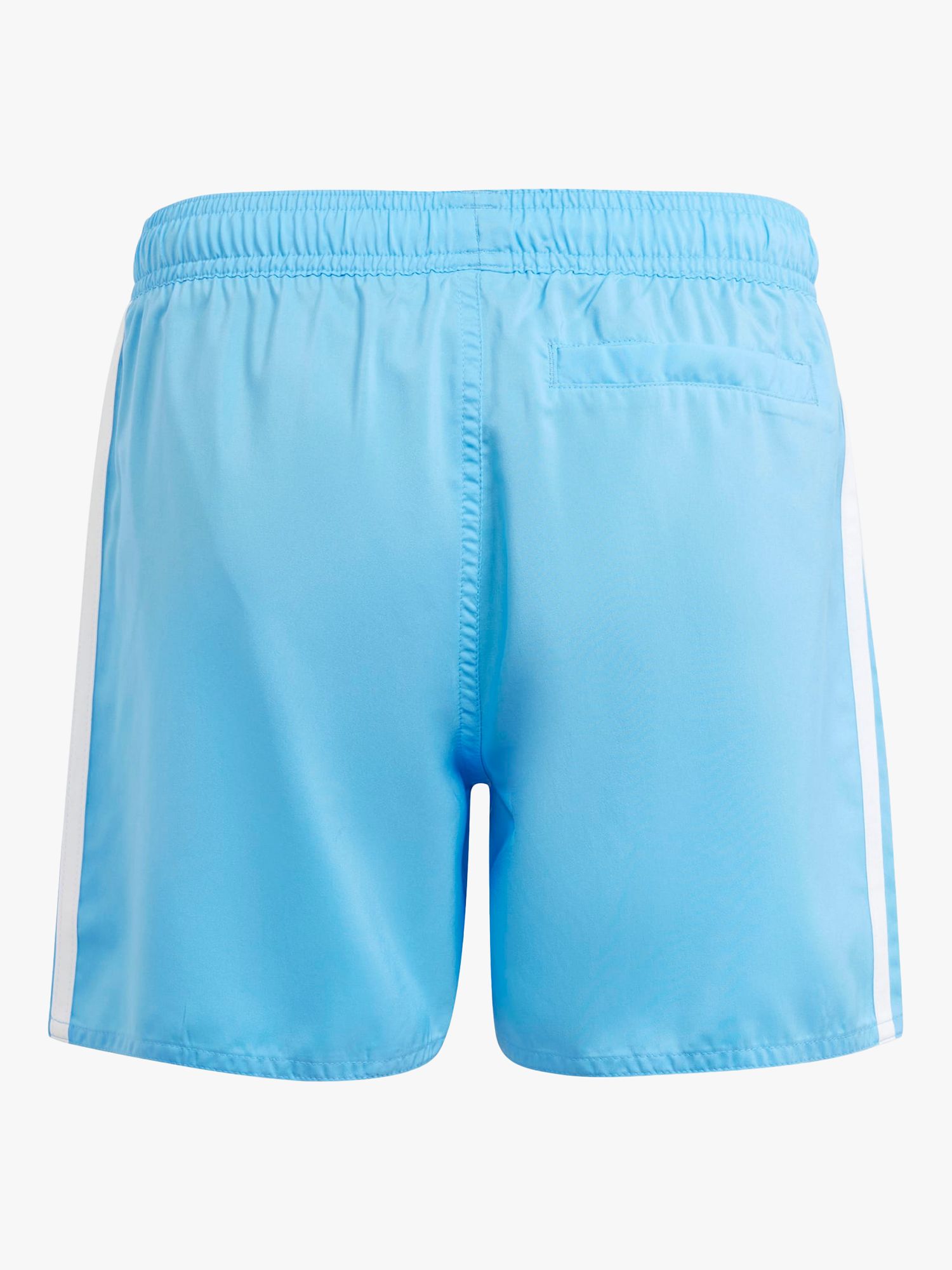 Buy adidas Kids' INFINITEX® FITNESS 3-Stripes Swim Shorts, Blubrs Online at johnlewis.com