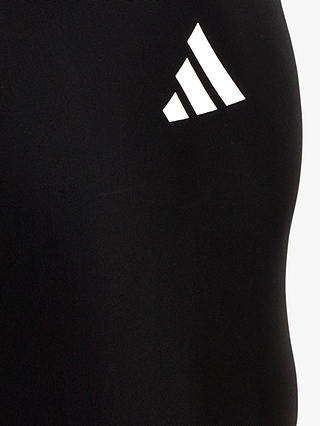 adidas Kids' Logo Swimsuit, Black