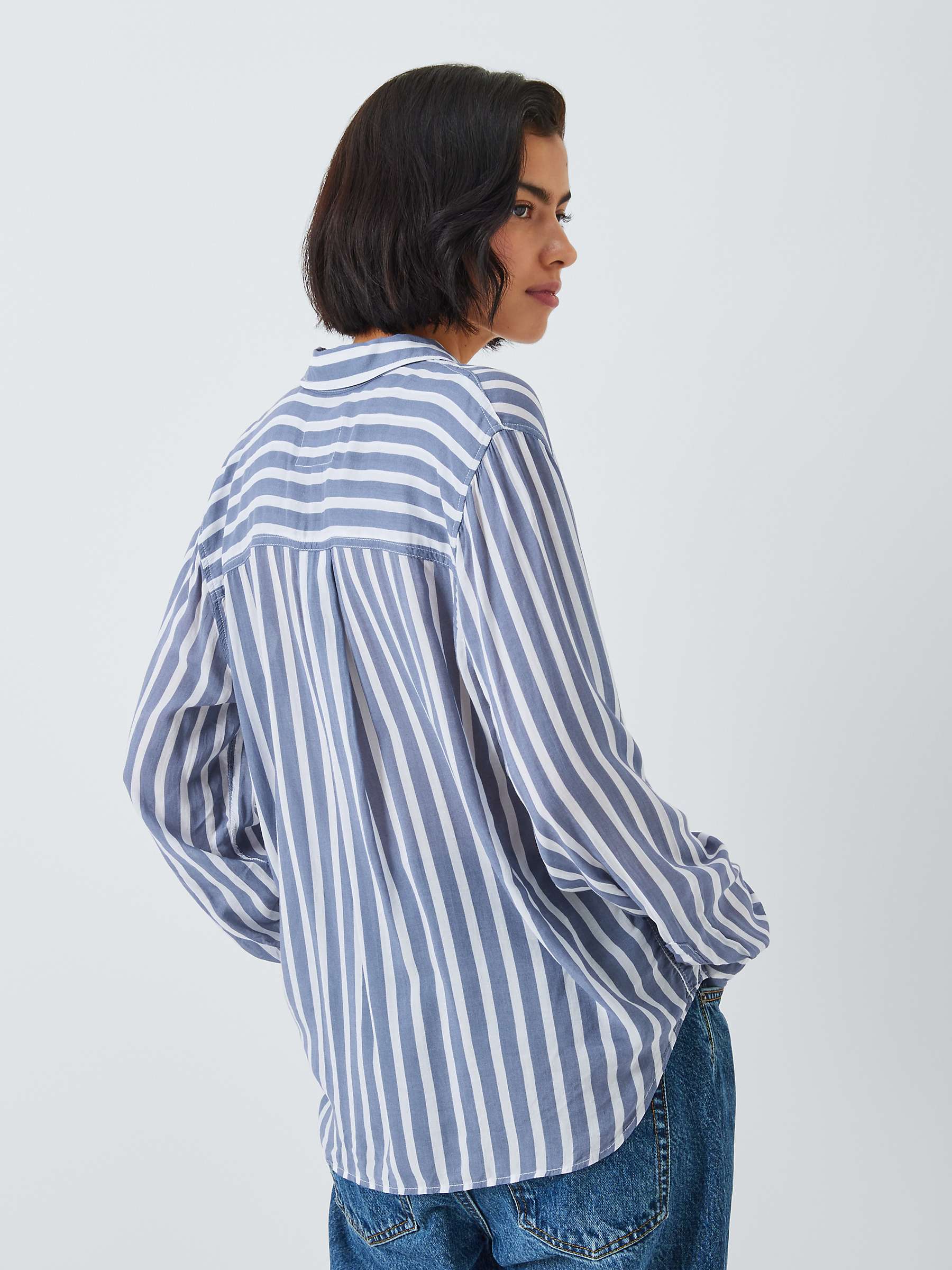 Buy Rails Josephine Turin Stripe Shirt, Blue/Multi Online at johnlewis.com