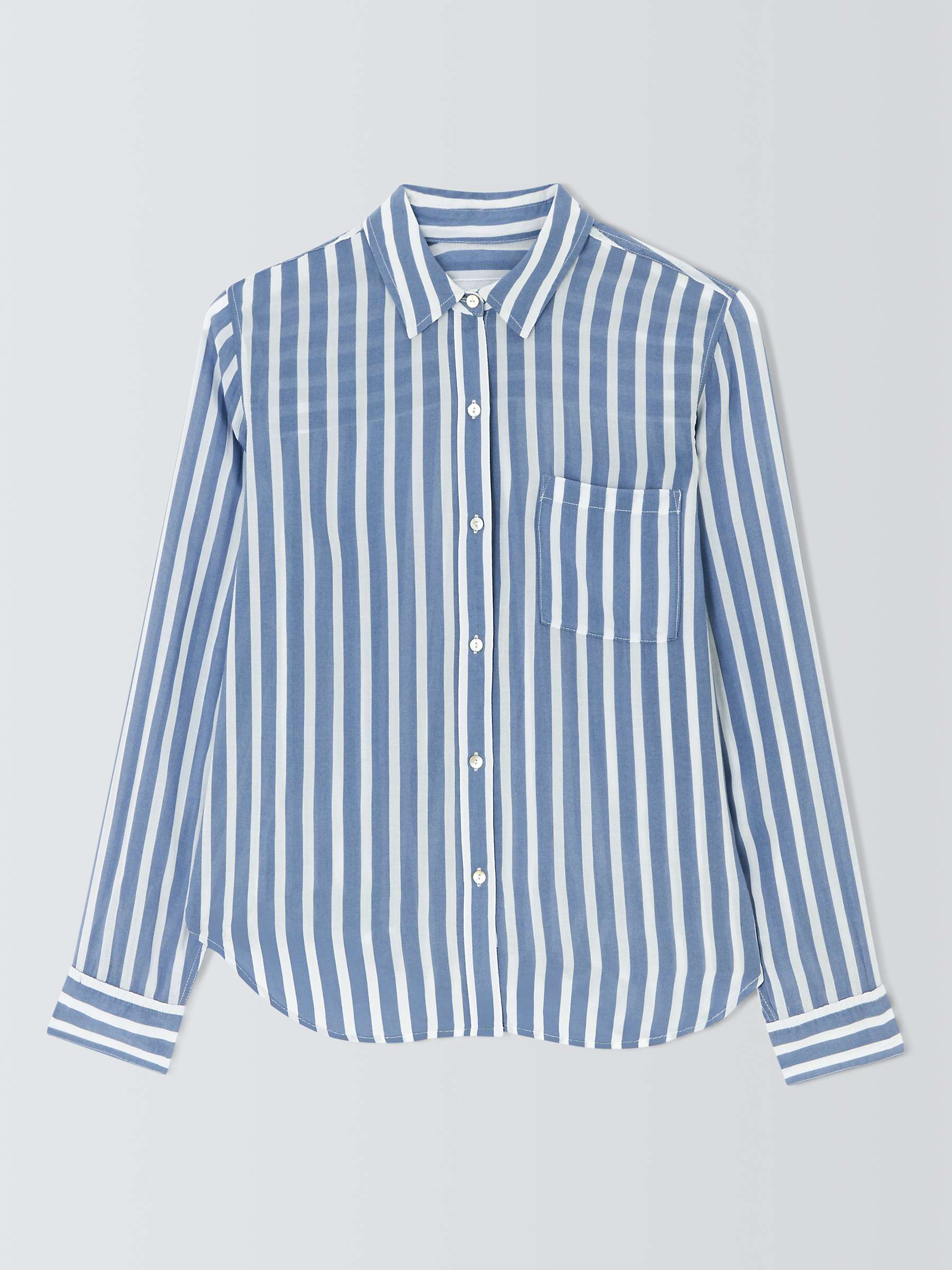 Buy Rails Josephine Turin Stripe Shirt, Blue/Multi Online at johnlewis.com