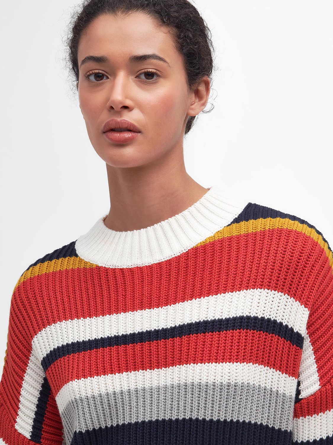 Barbour Shelburne Striped Cotton Jumper, Multi