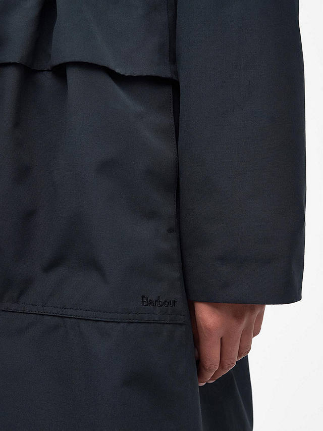 Barbour Lotte Waterproof Coat, Black