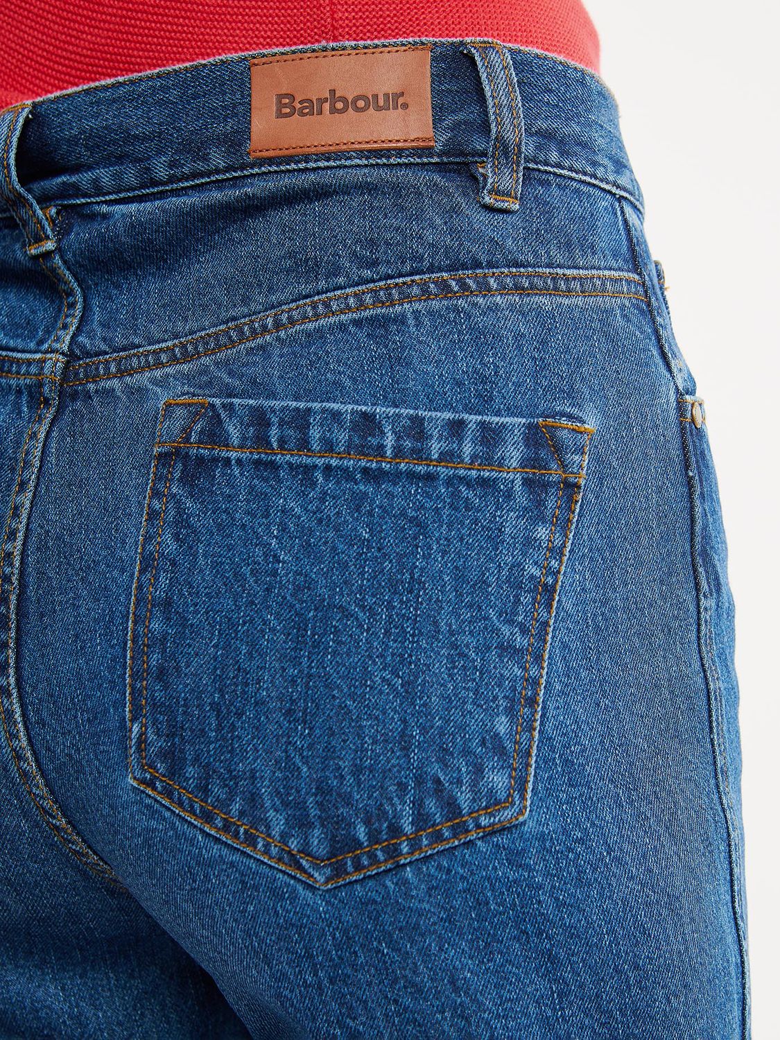 Buy Barbour Westbury Barrel Leg Cropped Jeans Online at johnlewis.com