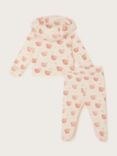 Monsoon Baby Bear Print Hoodie & Leggings Set, Ivory/Multi
