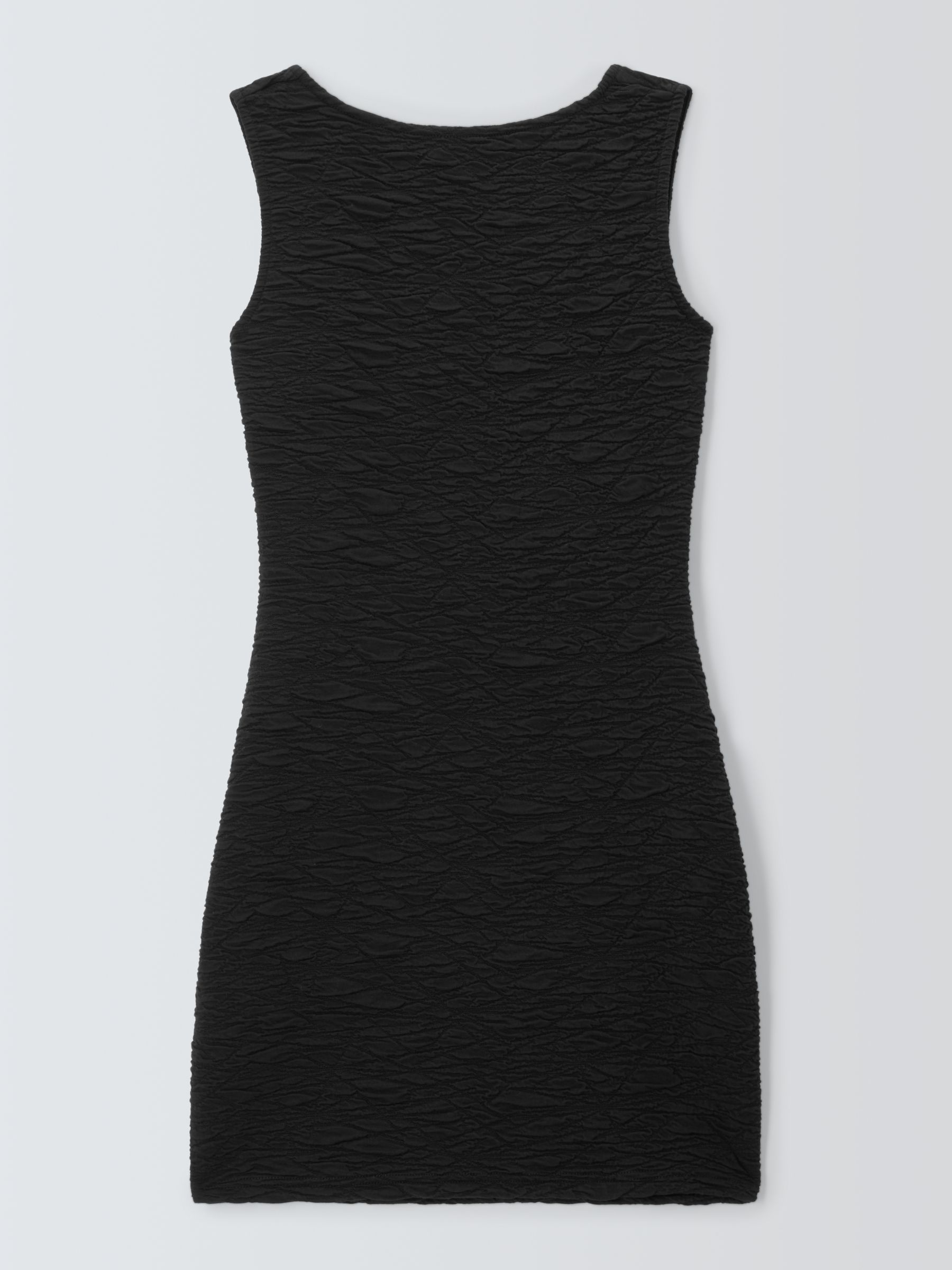 Good American Scrunchie Mini Dress, Black, S