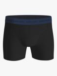 Björn Borg Cotton Stretch Boxers, Pack of 3, Navy/Black/Yellow