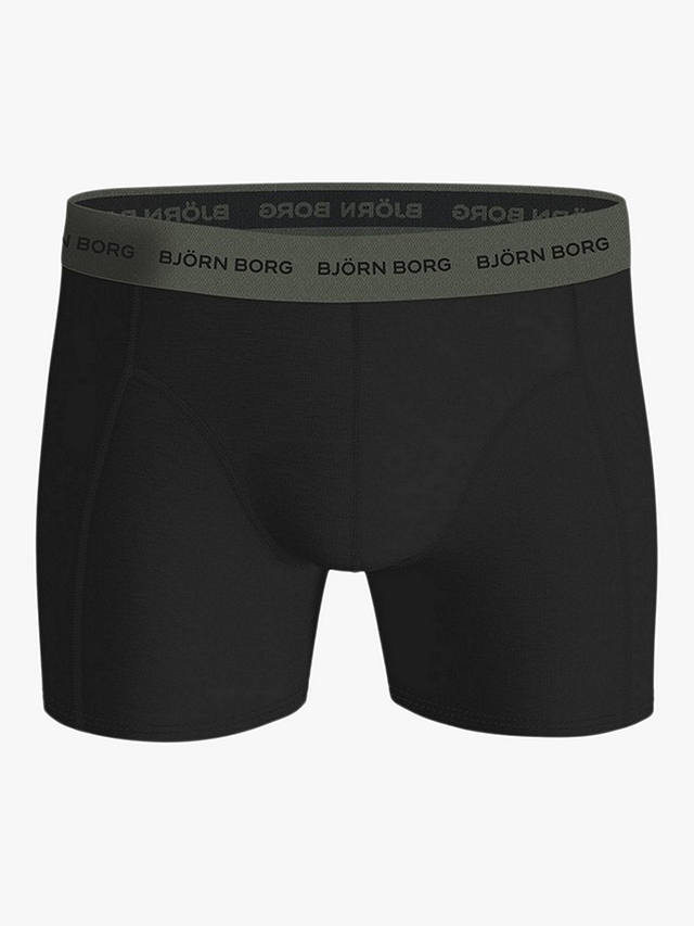 Björn Borg Cotton Stretch Boxers, Pack of 3, Black