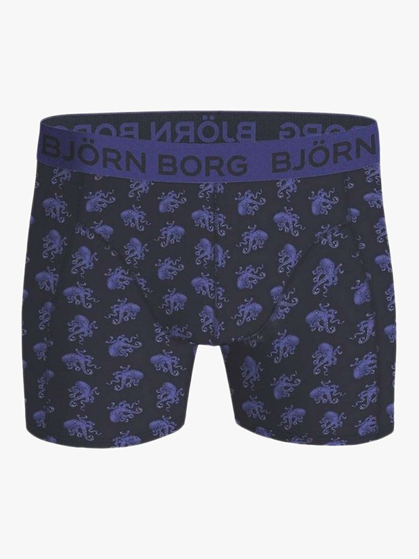 Buy Björn Borg Cotton Stretch Boxer Briefs, Pack of 3, Multi Online at johnlewis.com