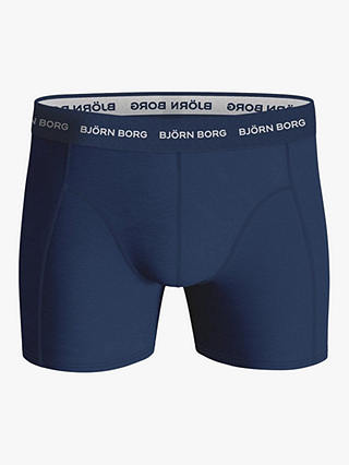 Björn Borg Cotton Stretch Boxers, Pack of 5, Green/Multi