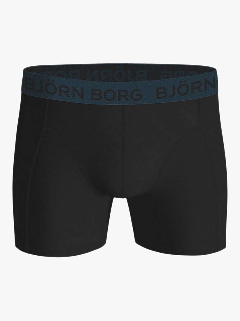 Buy Björn Borg Cotton Stretch Boxers, Pack of 7, Black/Multi Online at johnlewis.com