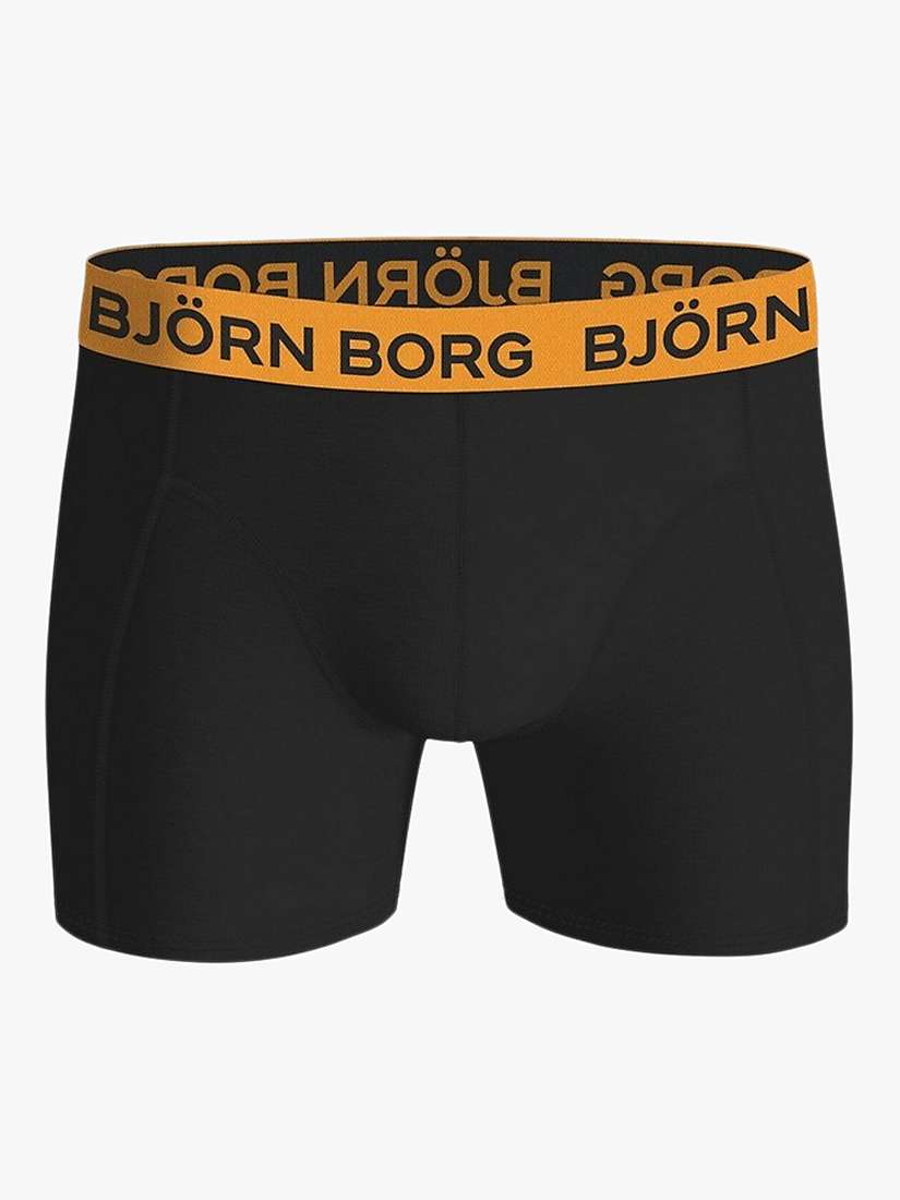 Buy Björn Borg Cotton Stretch Boxers, Pack of 7, Black/Multi Online at johnlewis.com