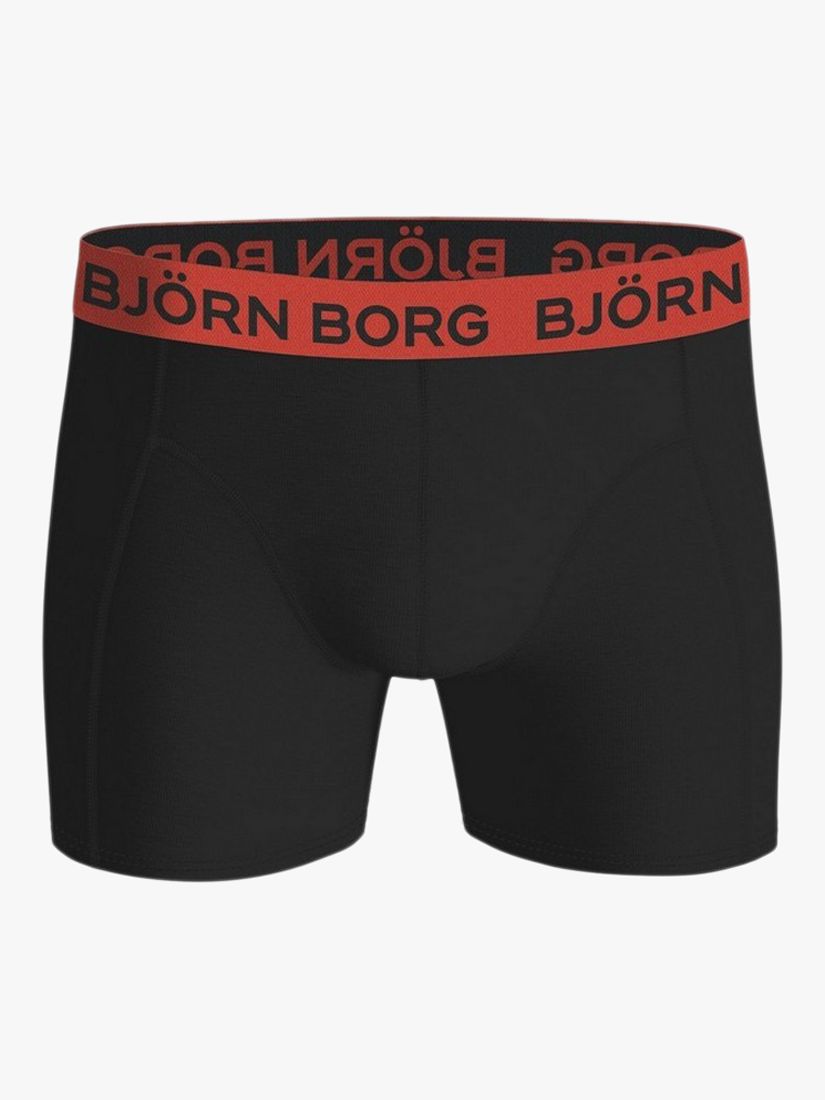 Björn Borg Cotton Stretch Boxers, Pack of 7, Black/Multi, M