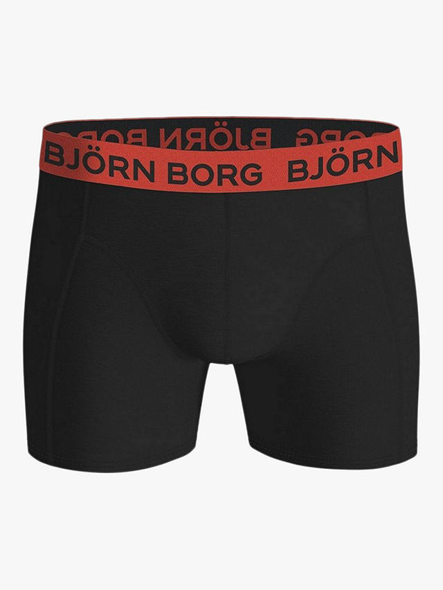 Björn Borg Cotton Stretch Boxers, Pack of 7, Black/Multi