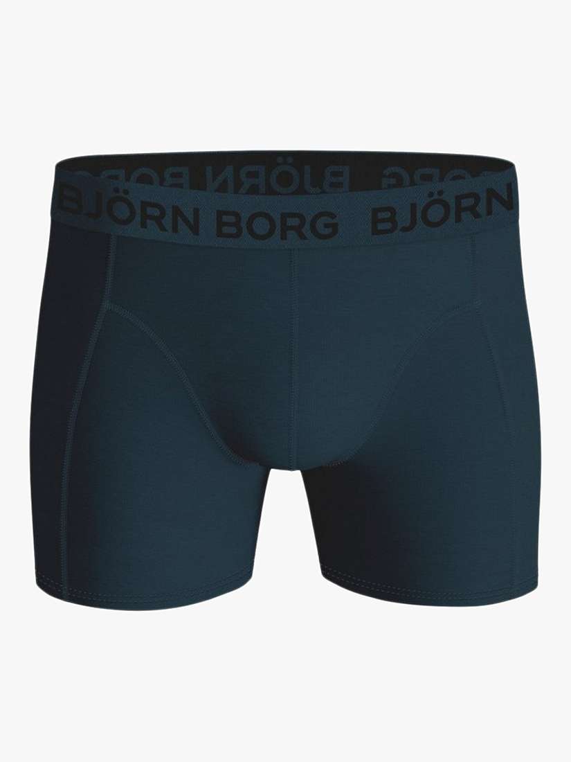 Buy Björn Borg Cotton Stretch Boxers, Pack of 3, Dark Blue/Pink Multi Online at johnlewis.com