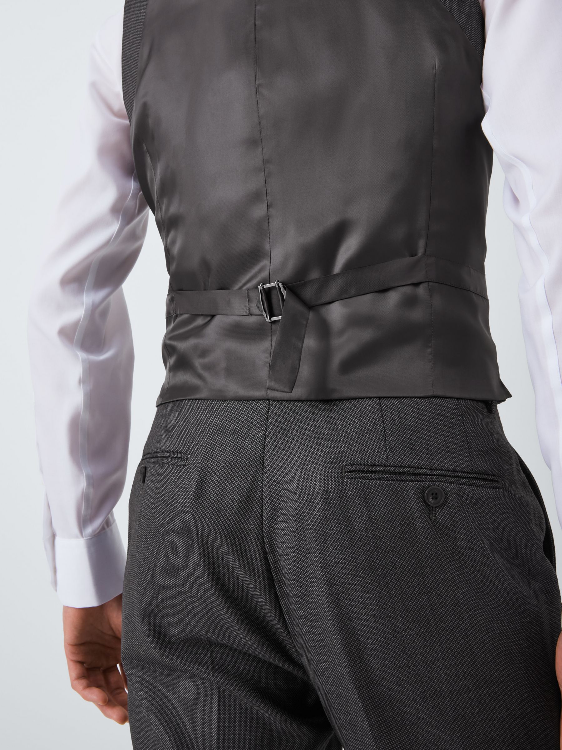 Buy John Lewis Super 100's Birdseye Regular Suit Waistcoat Online at johnlewis.com
