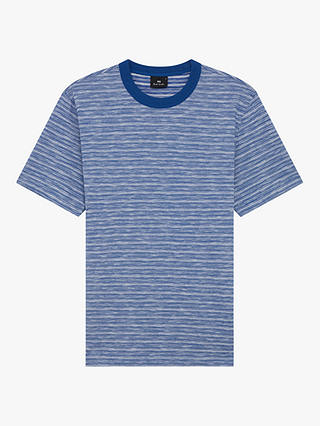 Paul Smith Stripe Cotton T-Shirt, Blue/Multi